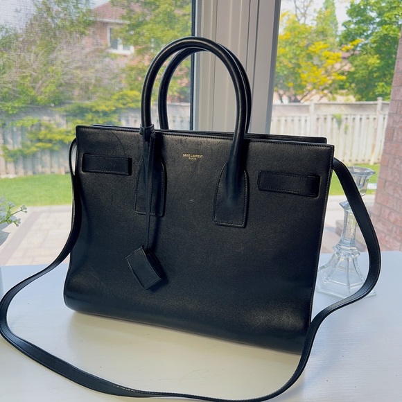 Saint Laurent Handbags - YSL Calfskin Small Sac De Jour Black